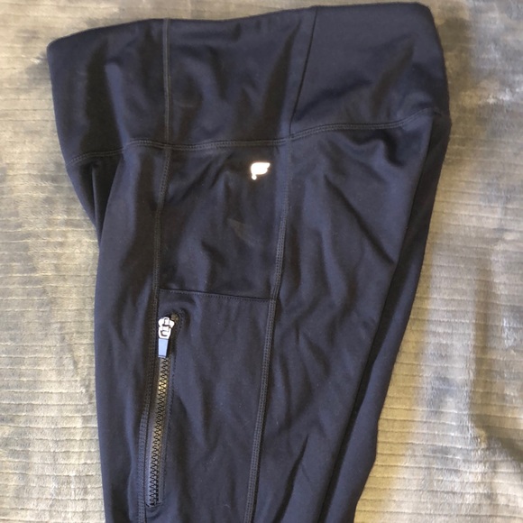 Fabletics black high waisted statement leggings - Picture 2 of 2